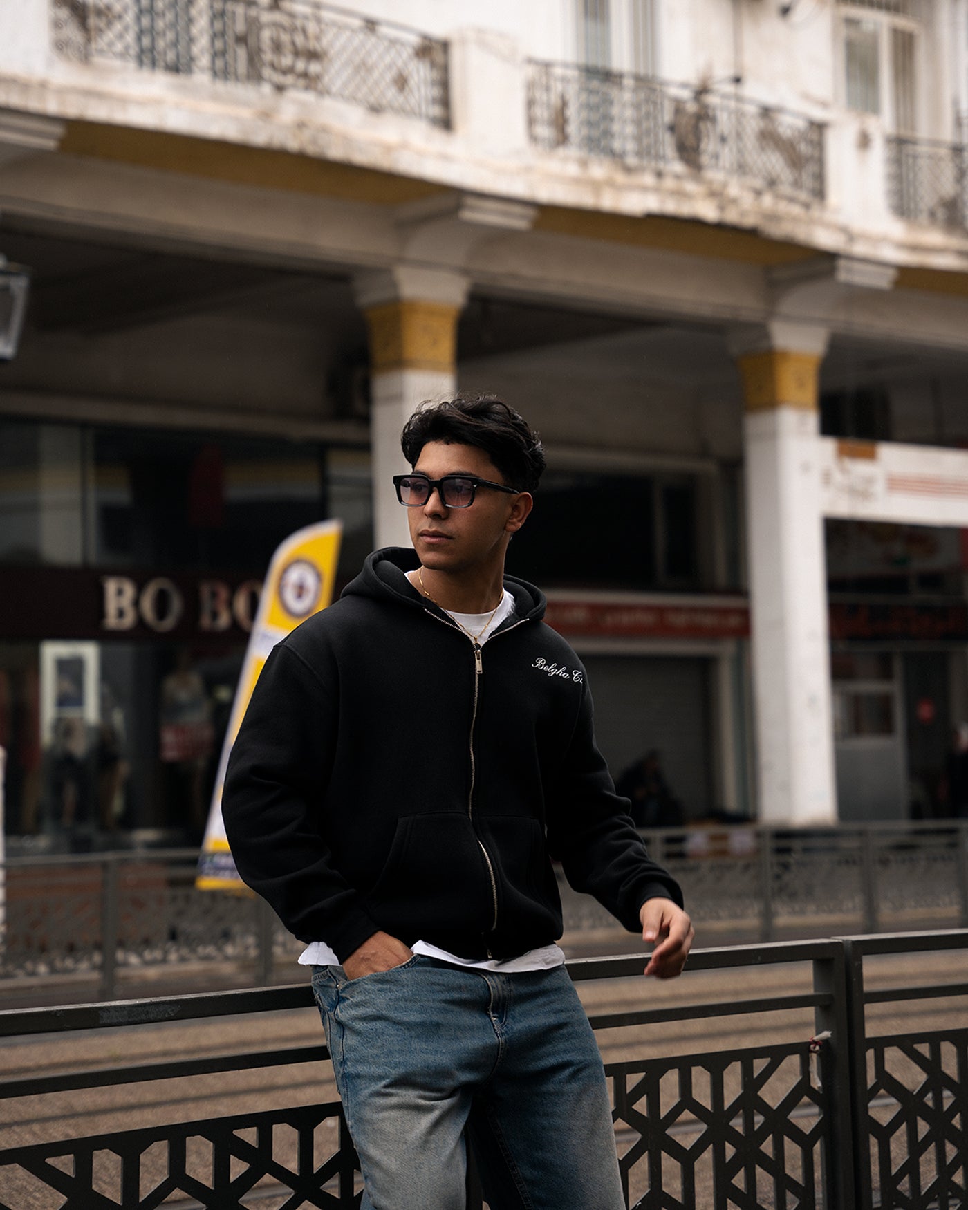 HOODIE ZIP -MOROCCAN