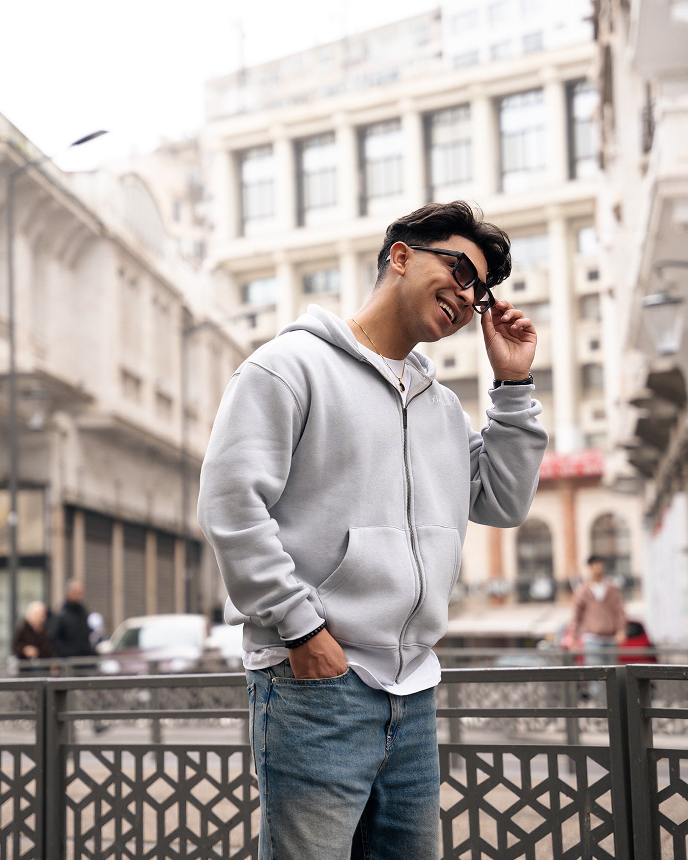 HOODIE ZIP -MOROCCAN