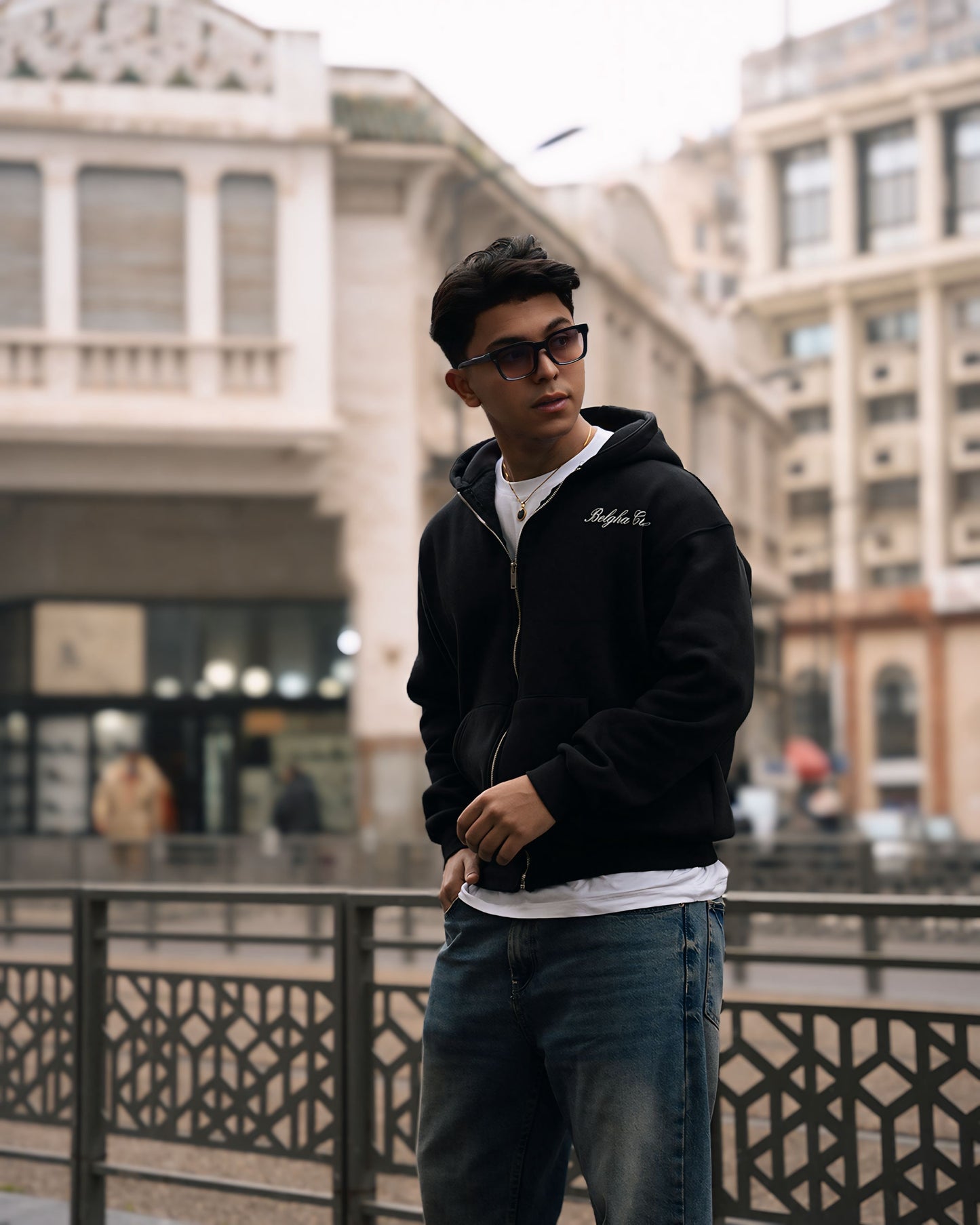 HOODIE ZIP -MOROCCAN